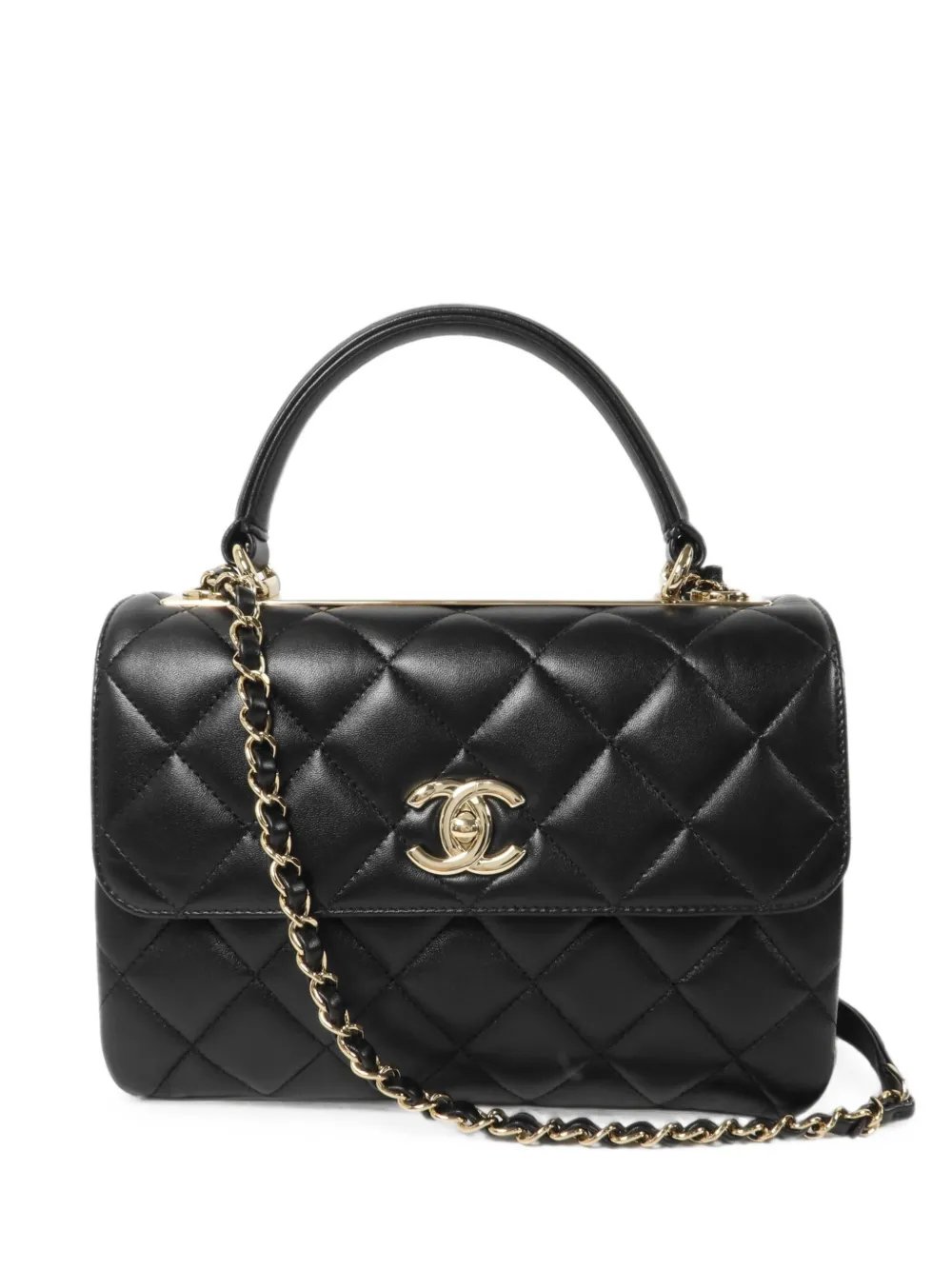 Trendy CC flap tote bag