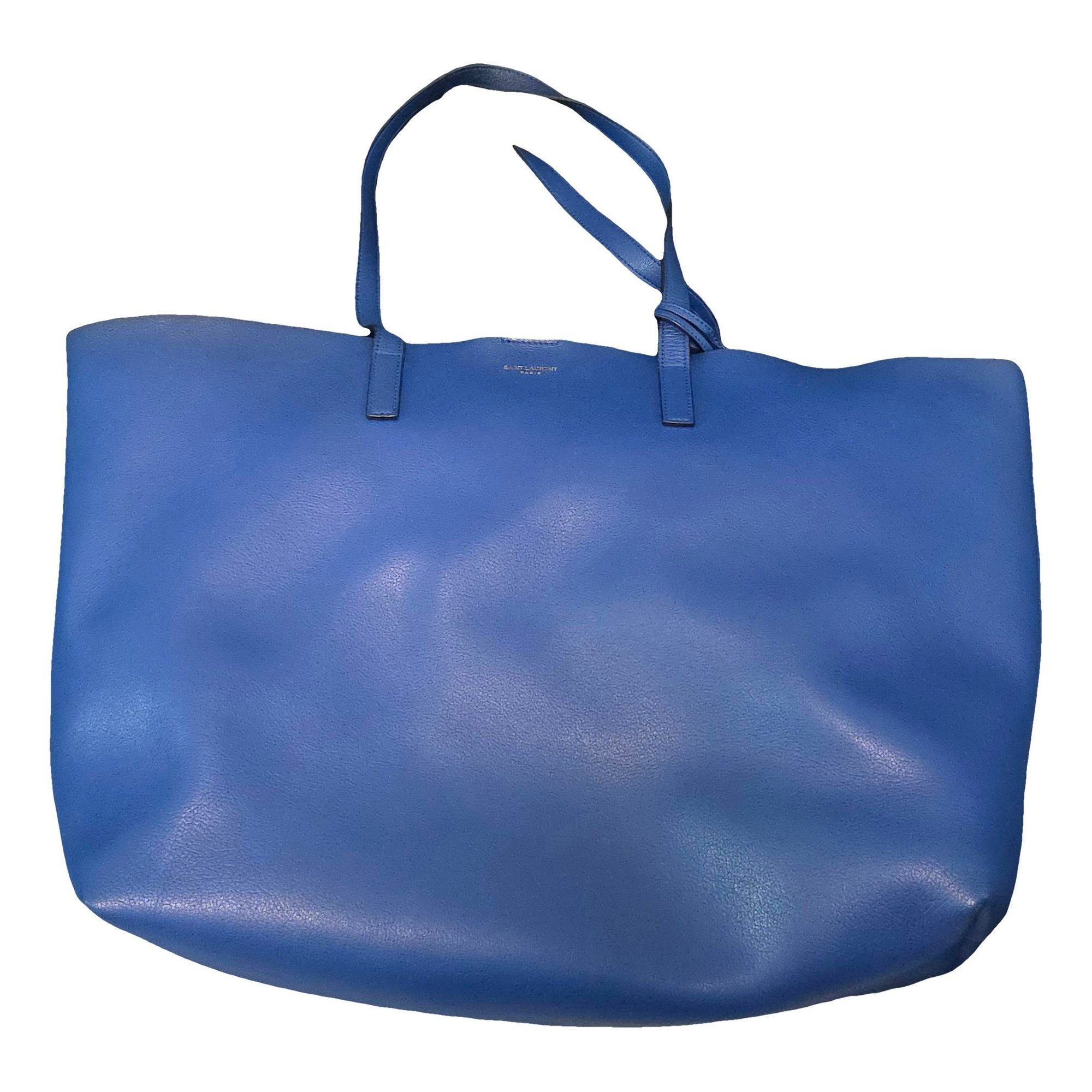 Shopping patent leather handbag
