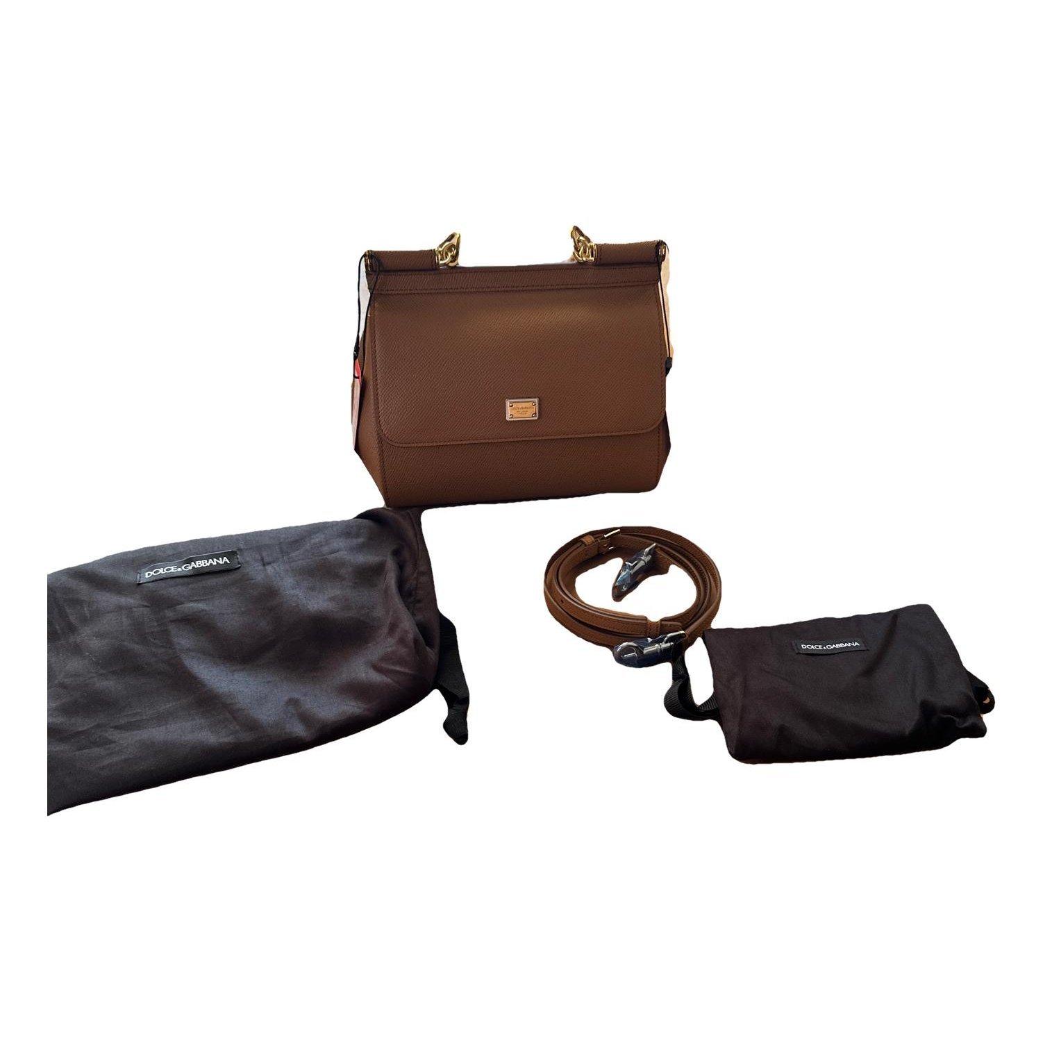 Dolce & Gabbana Sicily leather crossbody bag