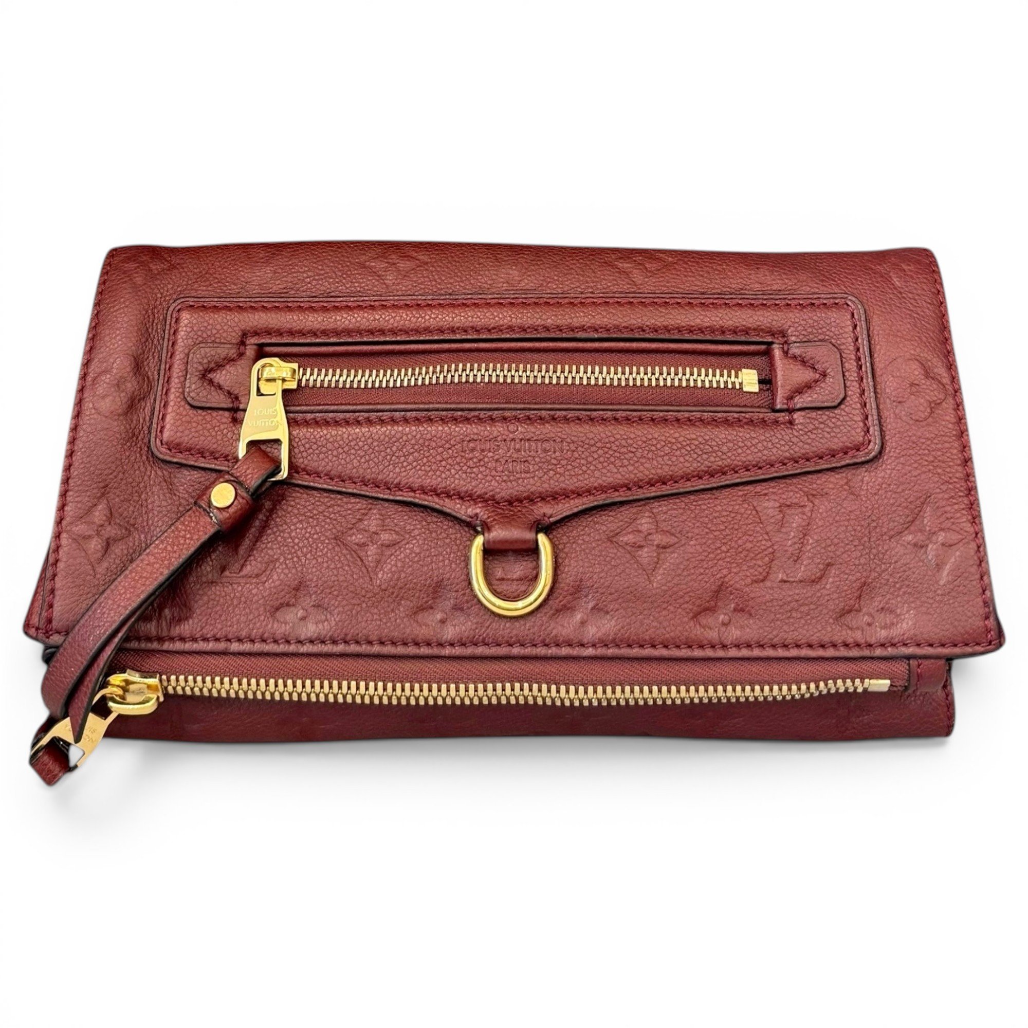 Pony-style calfskin clutch bag