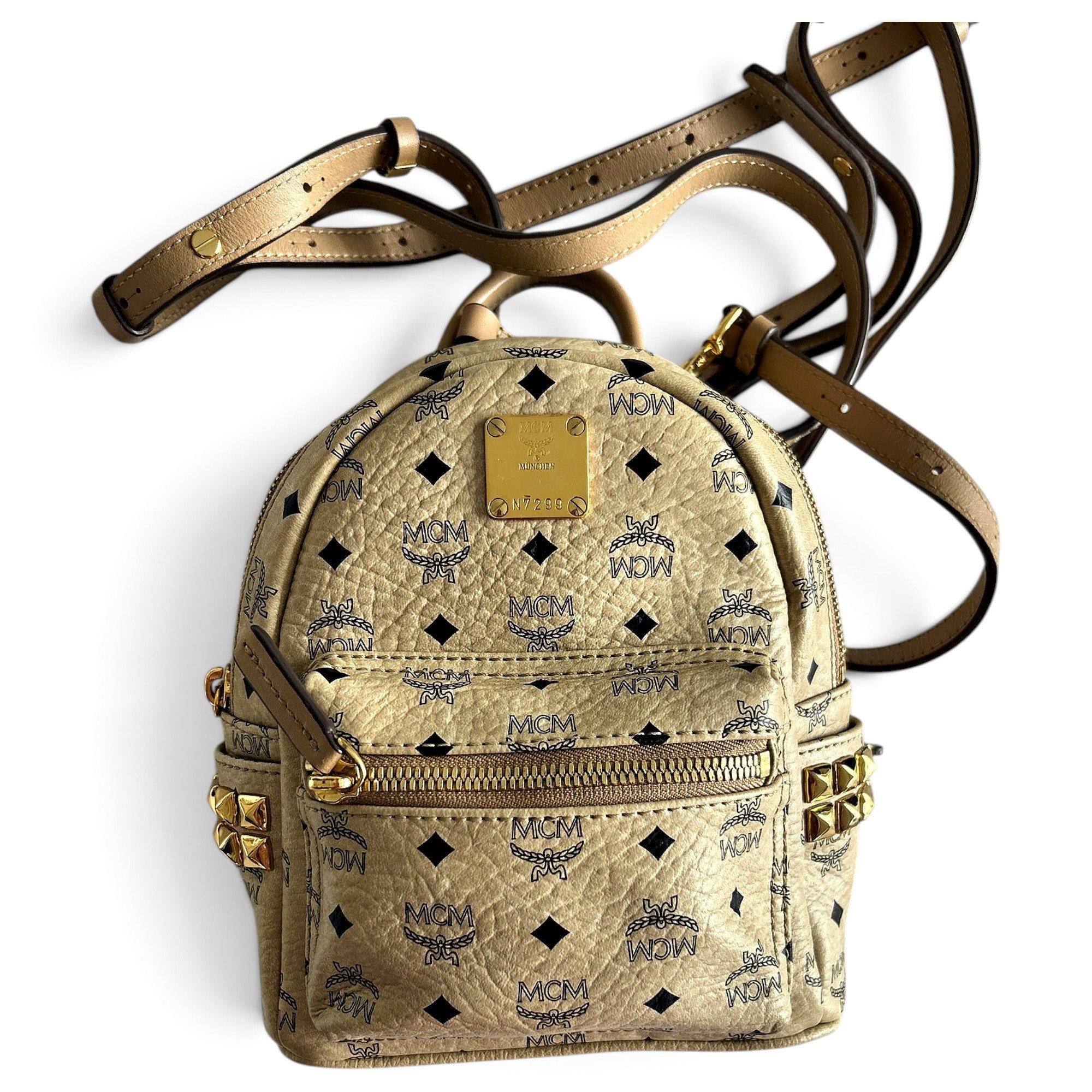 Stark leather backpack