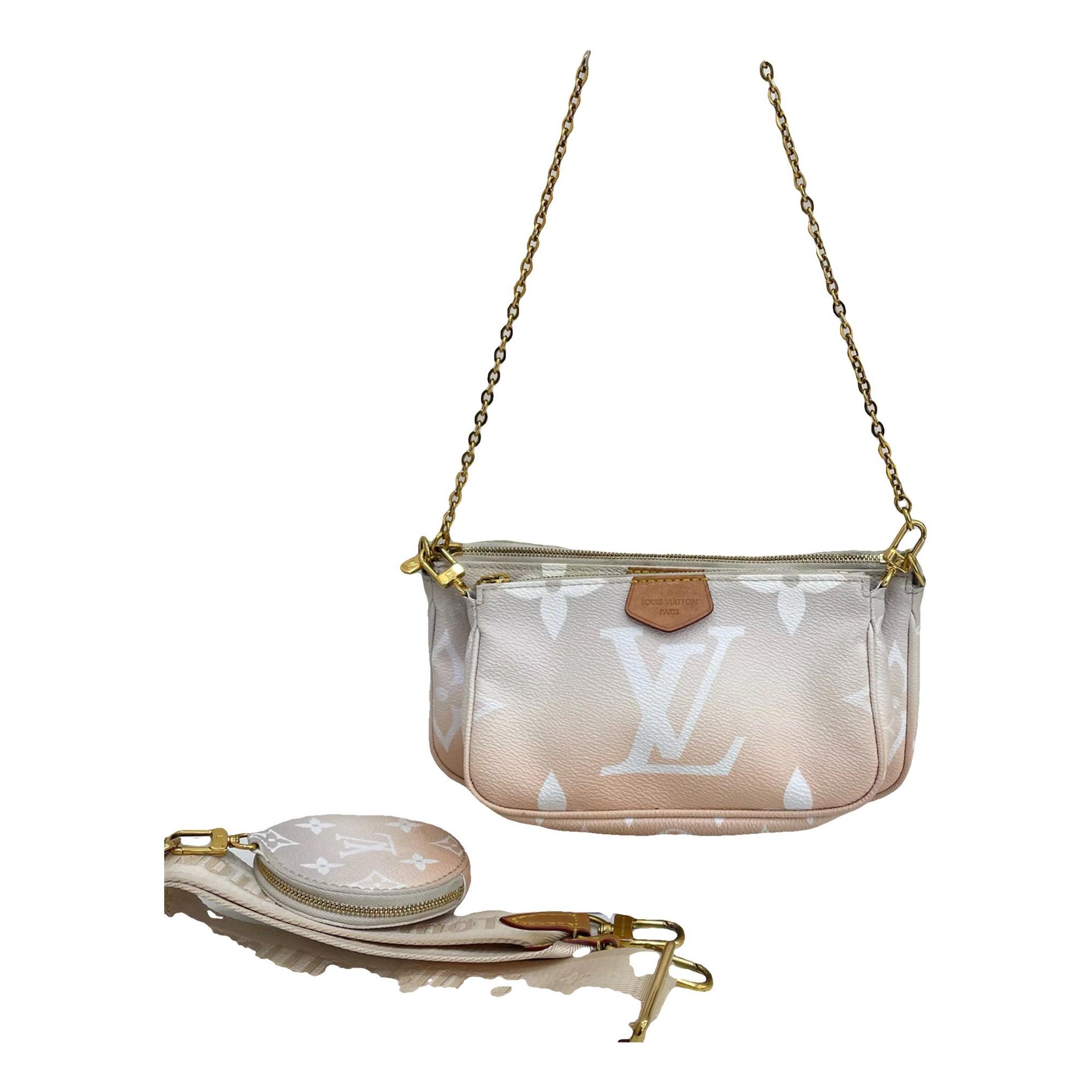 Multi Pochette Accessoires vinyl crossbody bag