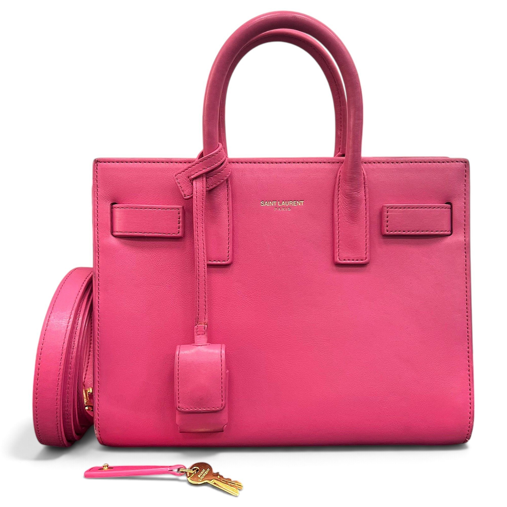 Saint Laurent Sac de Jour leather handbag
