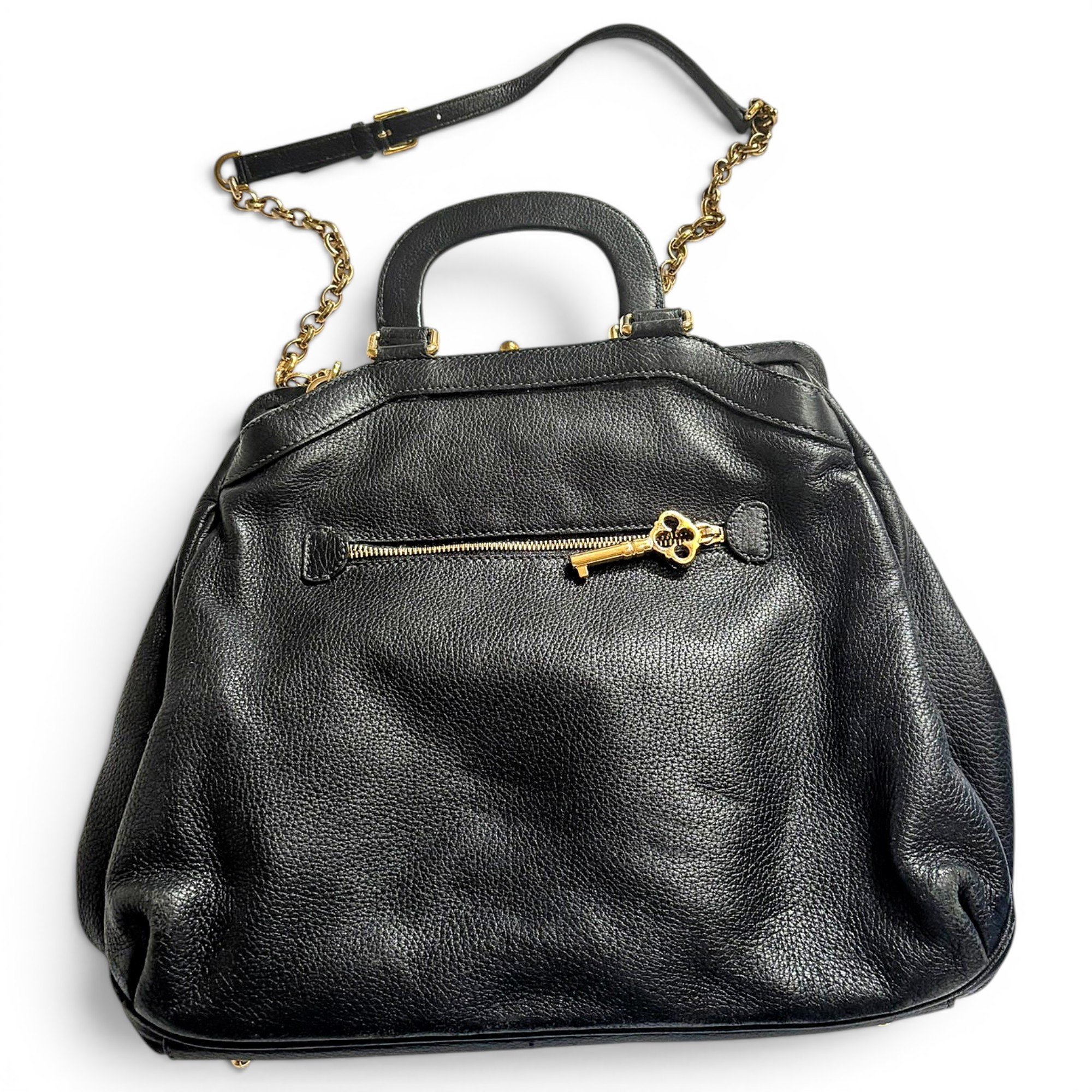 Leather handbag