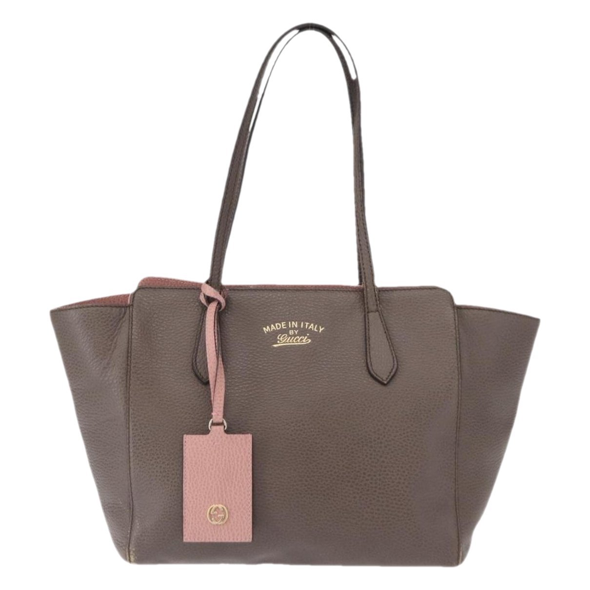 Swing leather tote