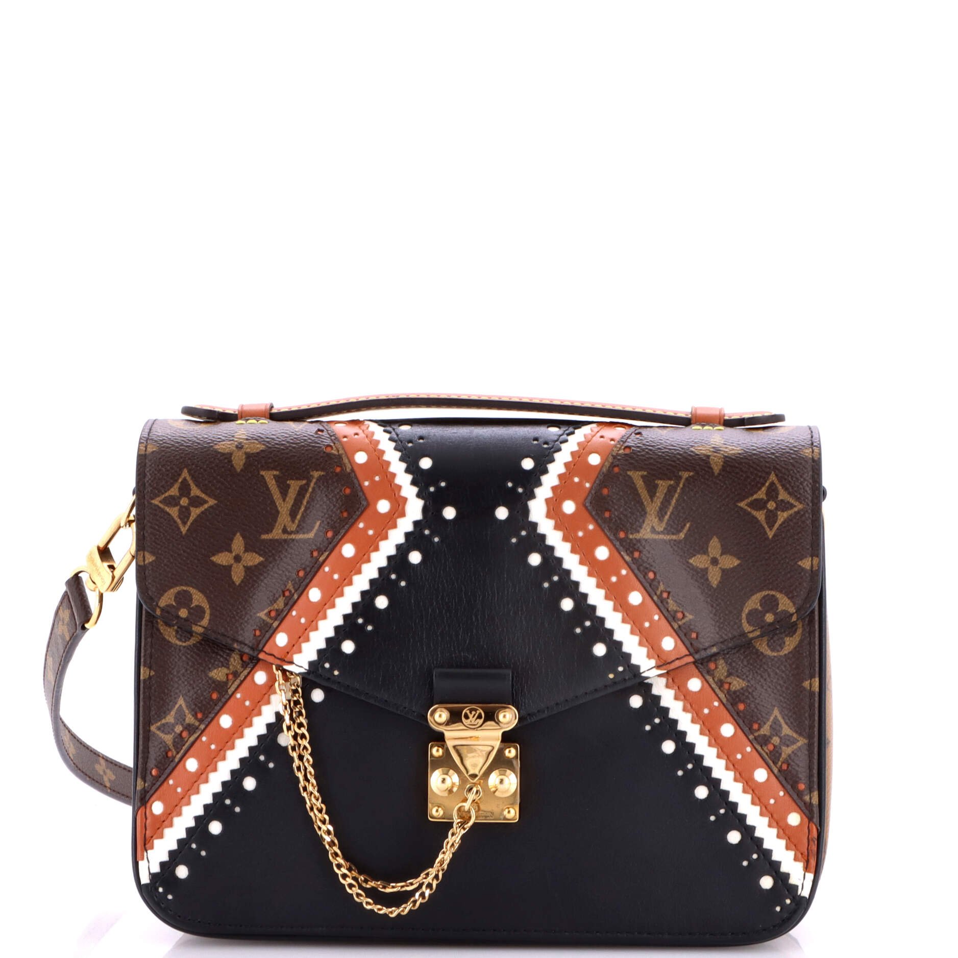 Pochette Metis Limited Edition Brogue Reverse Monogram Canvas and Leather
