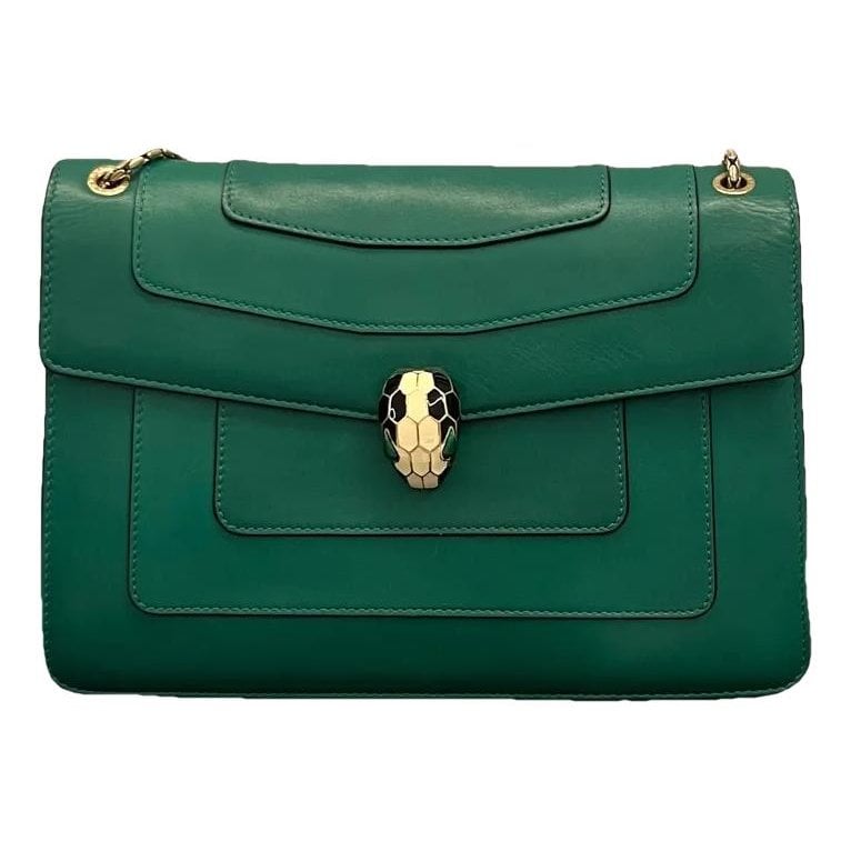 Serpenti leather handbag