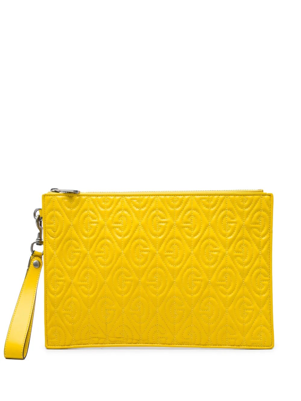 2016-2026 Quilted Calfskin G Rhombus Zip clutch bag