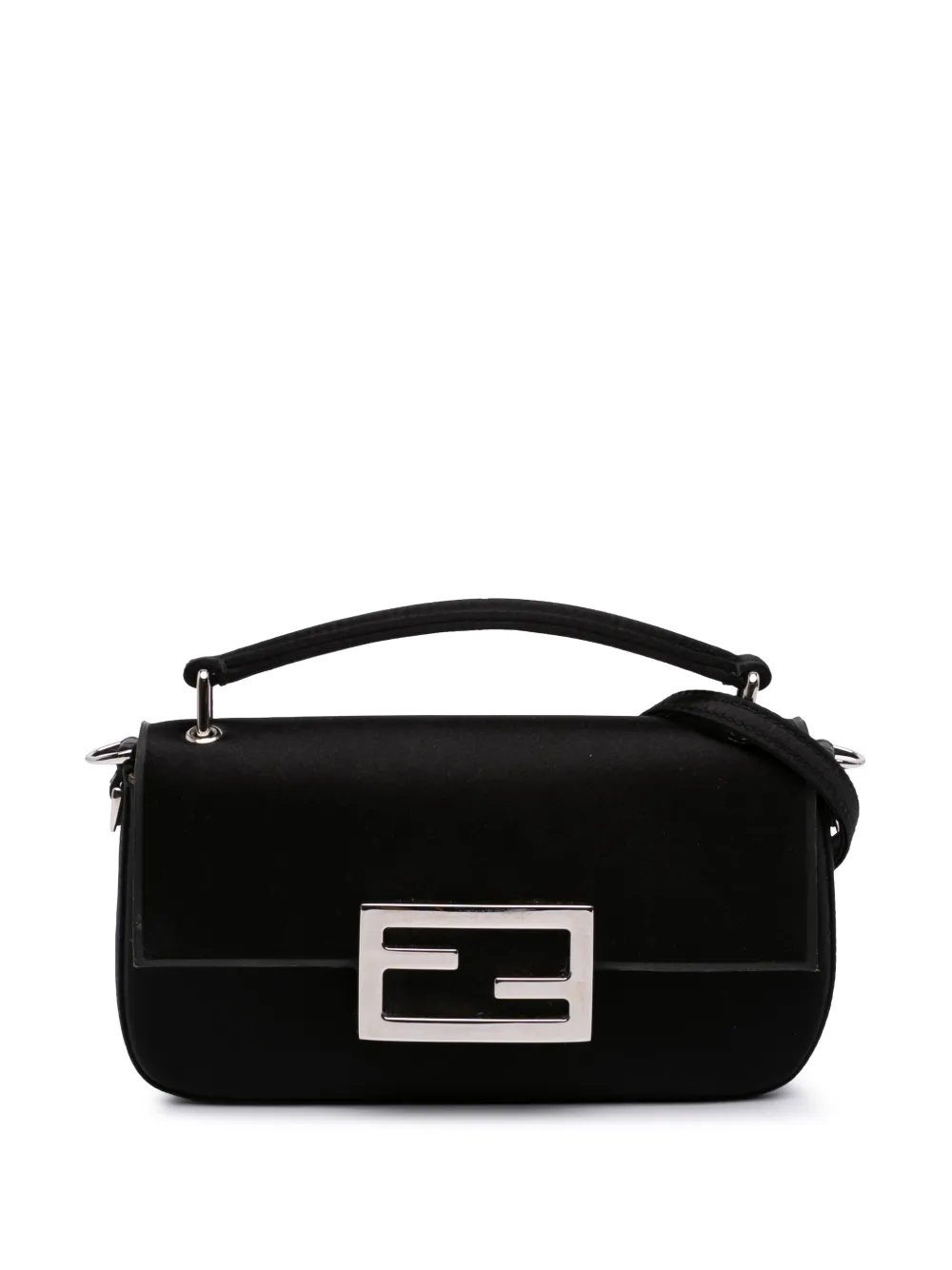 Fendi 2010-2026 Satin Baguette Phone Pouch satchel