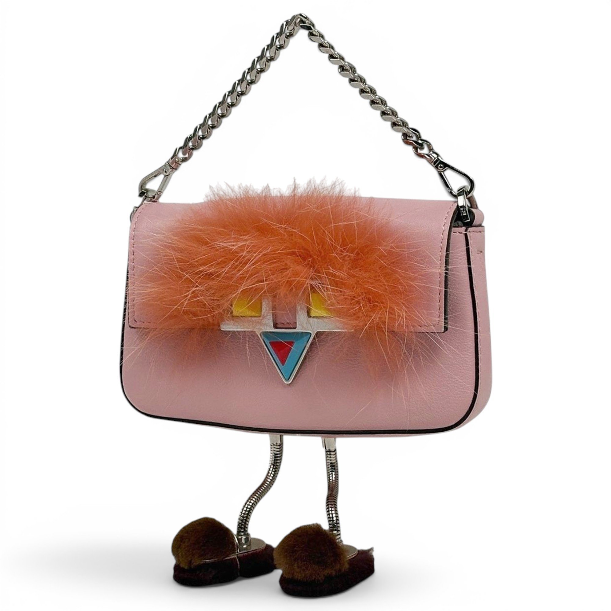 Baguette leather handbag