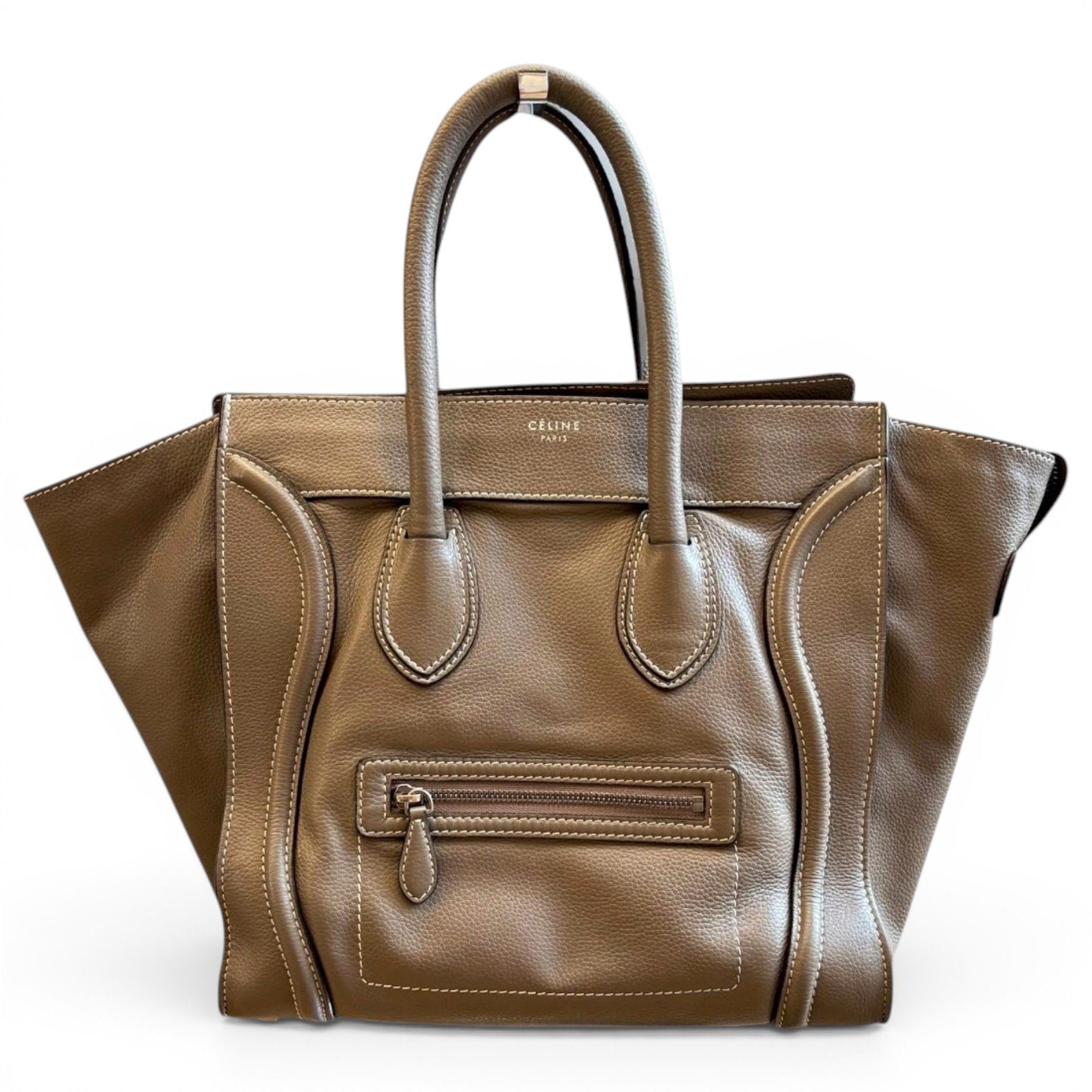 Luggage leather handbag