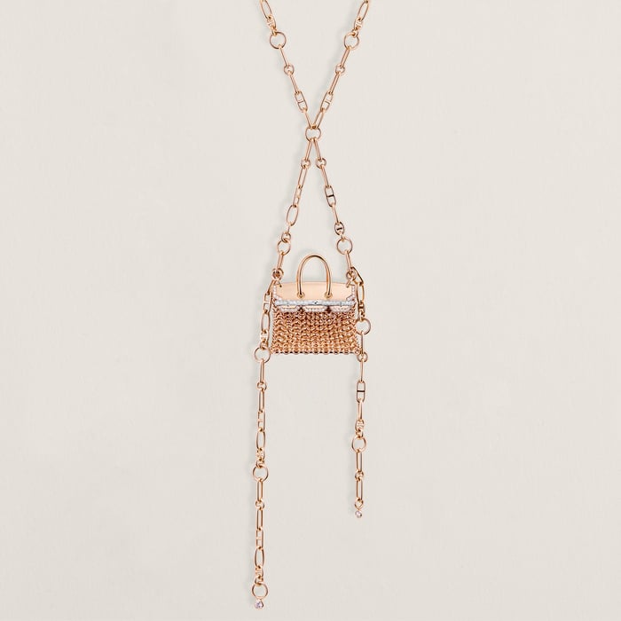 썽 꼴로리 Precieux Birkin 롱 네크리스