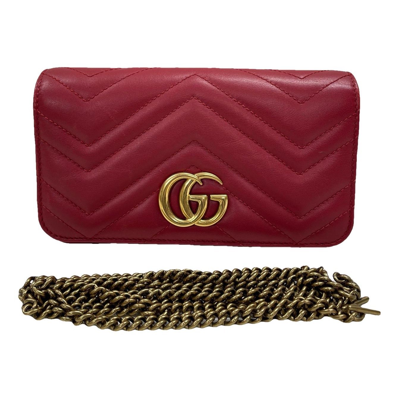 GG Marmont Chain Flap leather handbag