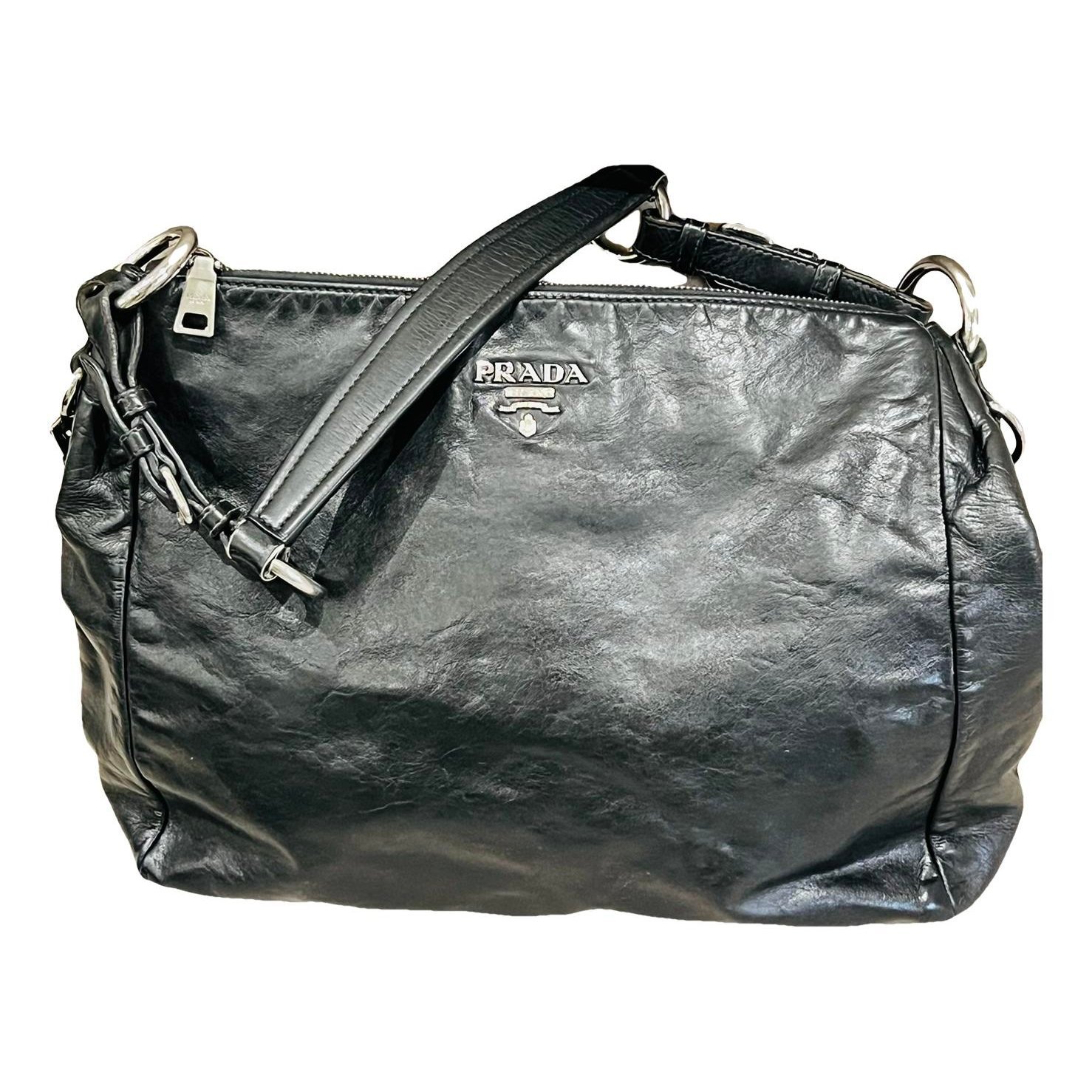 Leather handbag