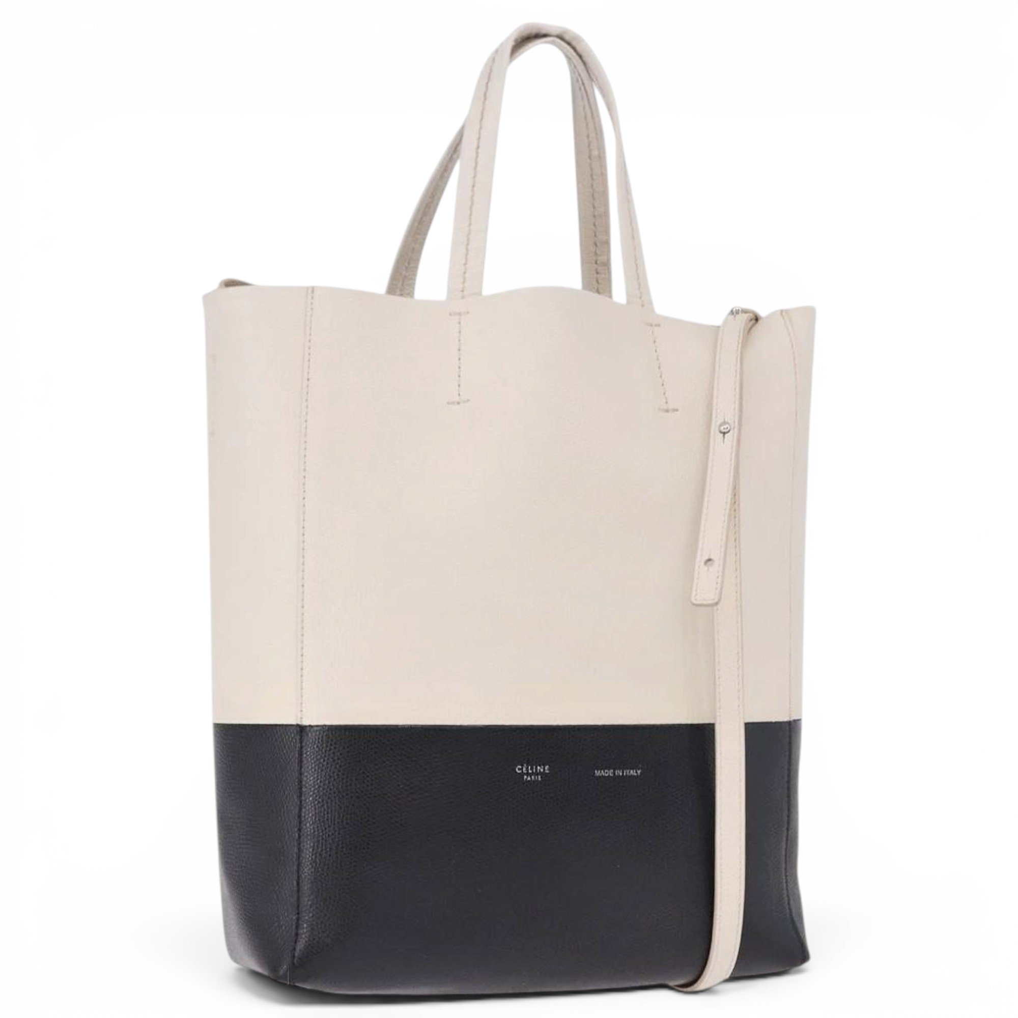 Cabas leather tote