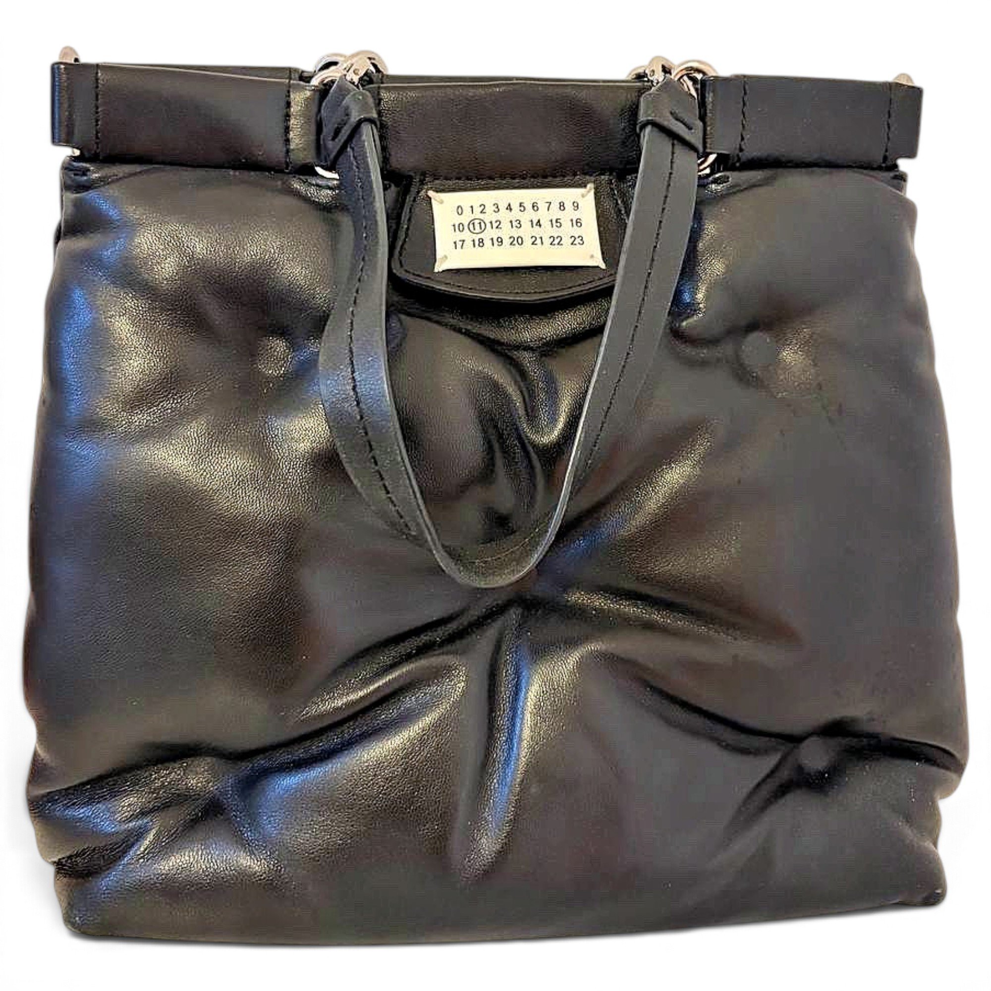 Glam Slam leather tote