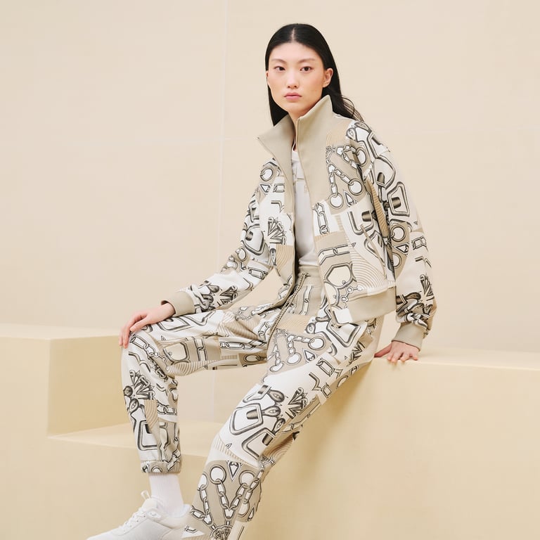 "Effet Kaleidoscope" zipped jacket
