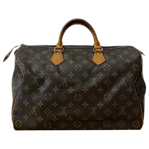 Speedy leather handbag
