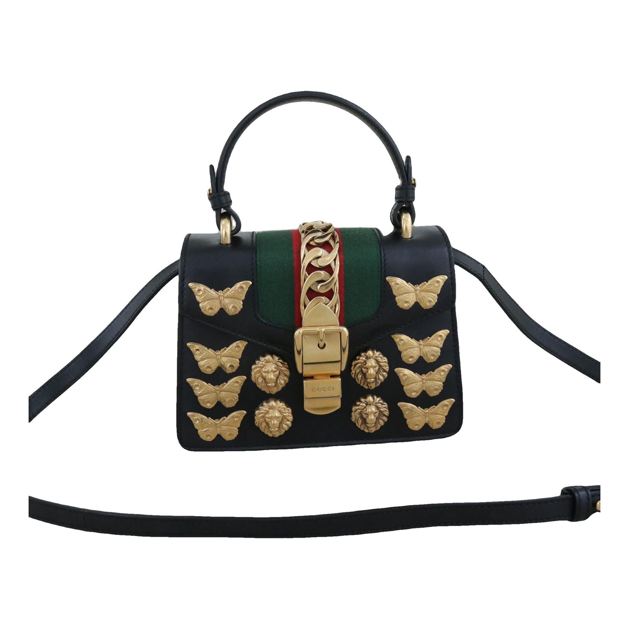 Sylvie Top Handle leather handbag