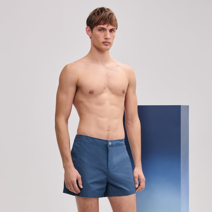 Bleu Turquin "H Fantome" Swim Trunks