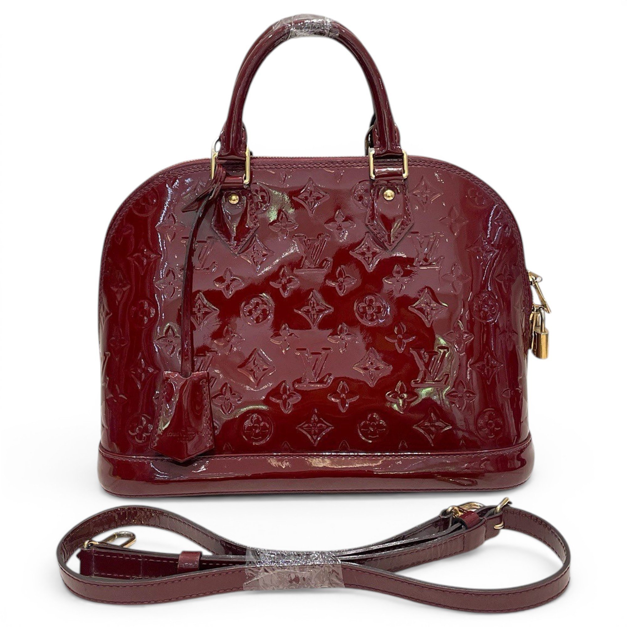 Alma patent leather handbag