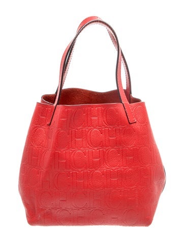 Carolina Herrera Leather Top Handle Bag