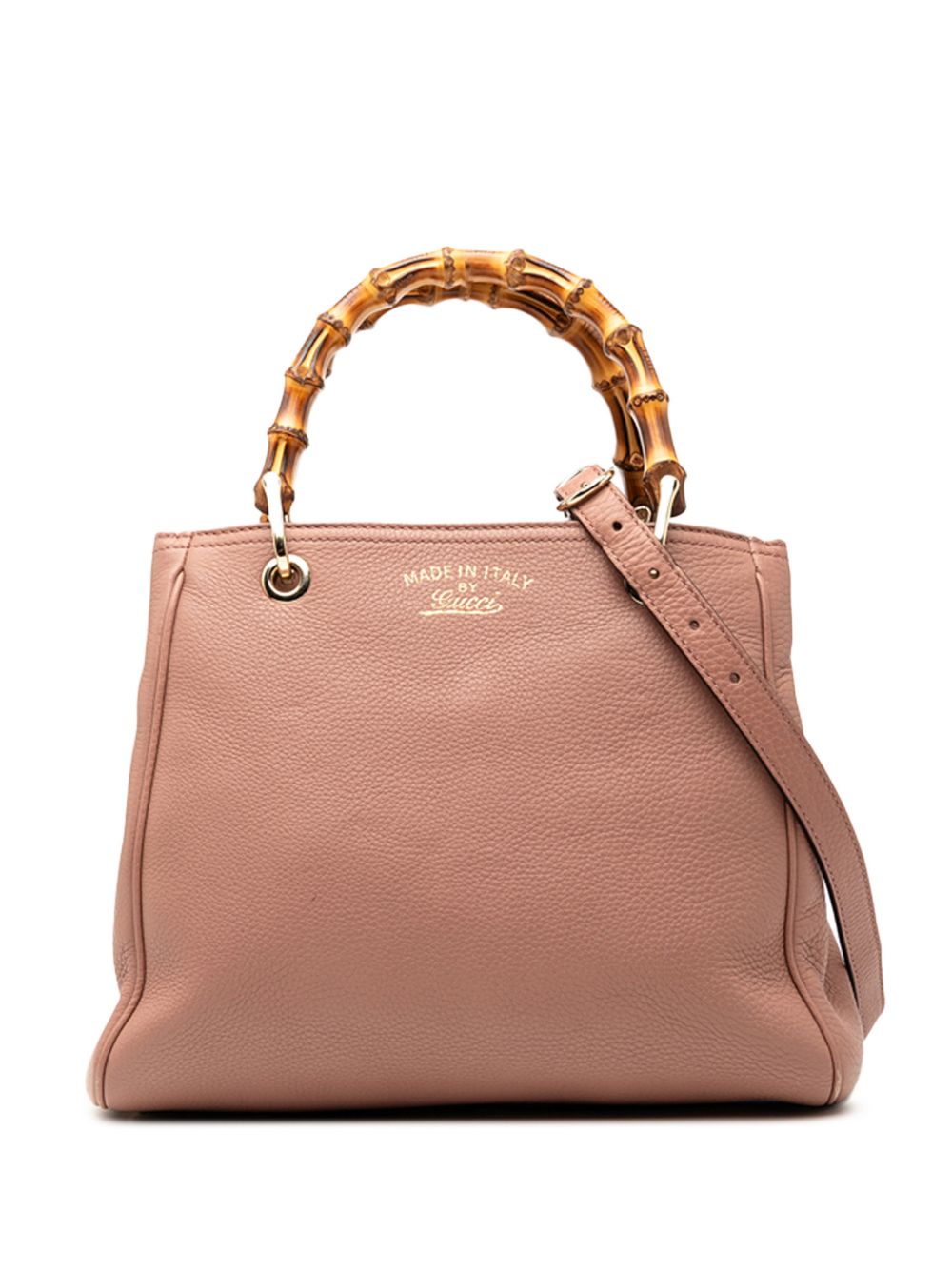2000-2015 Small Calfskin Bamboo Shopper satchel