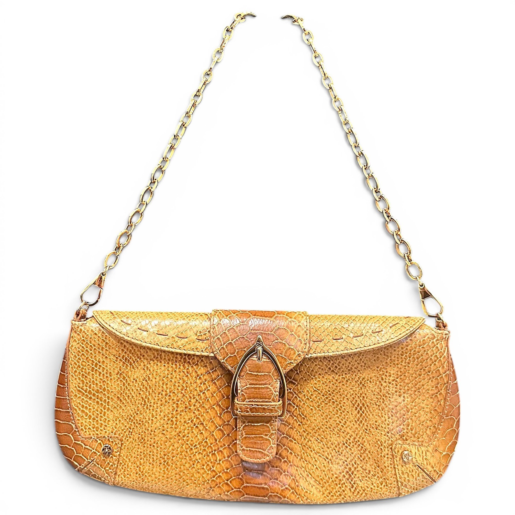 Python clutch bag
