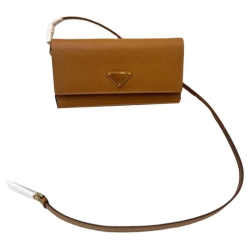Light Frame leather clutch bag