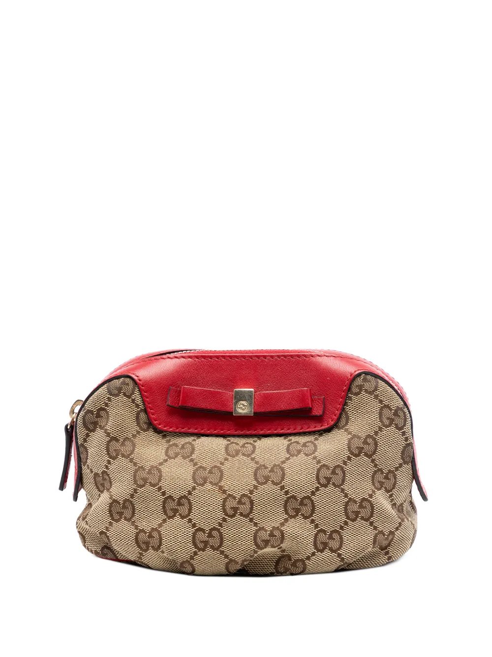 2000-2015 GG Canvas Multi Ribbon Pouch clutch bag
