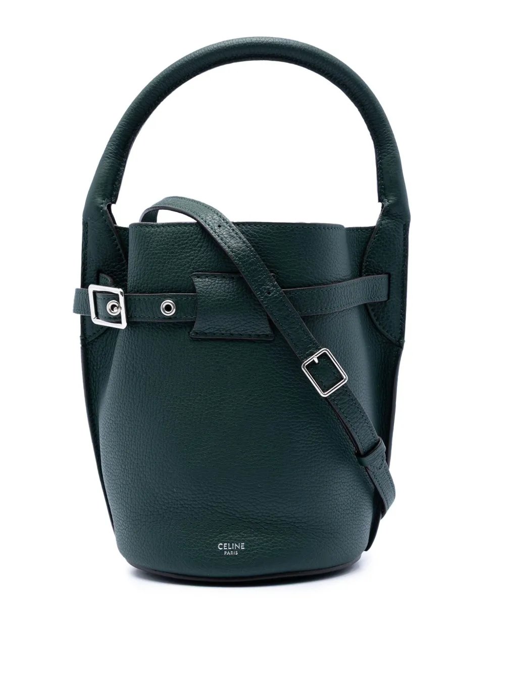 2018 Nano Leather Big Bucket Bag satchel