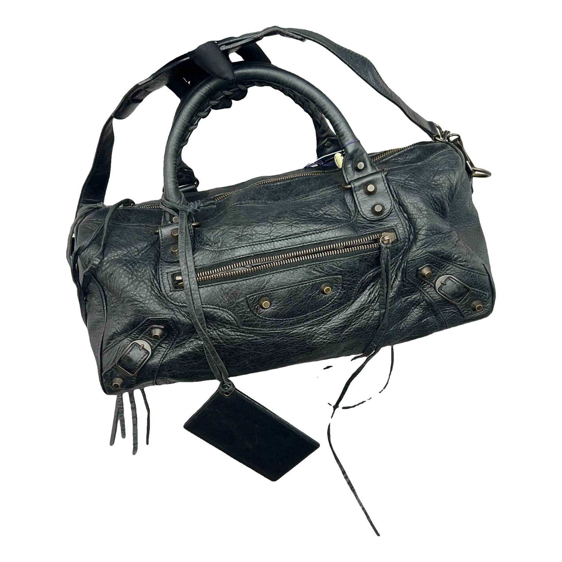 Leather handbag