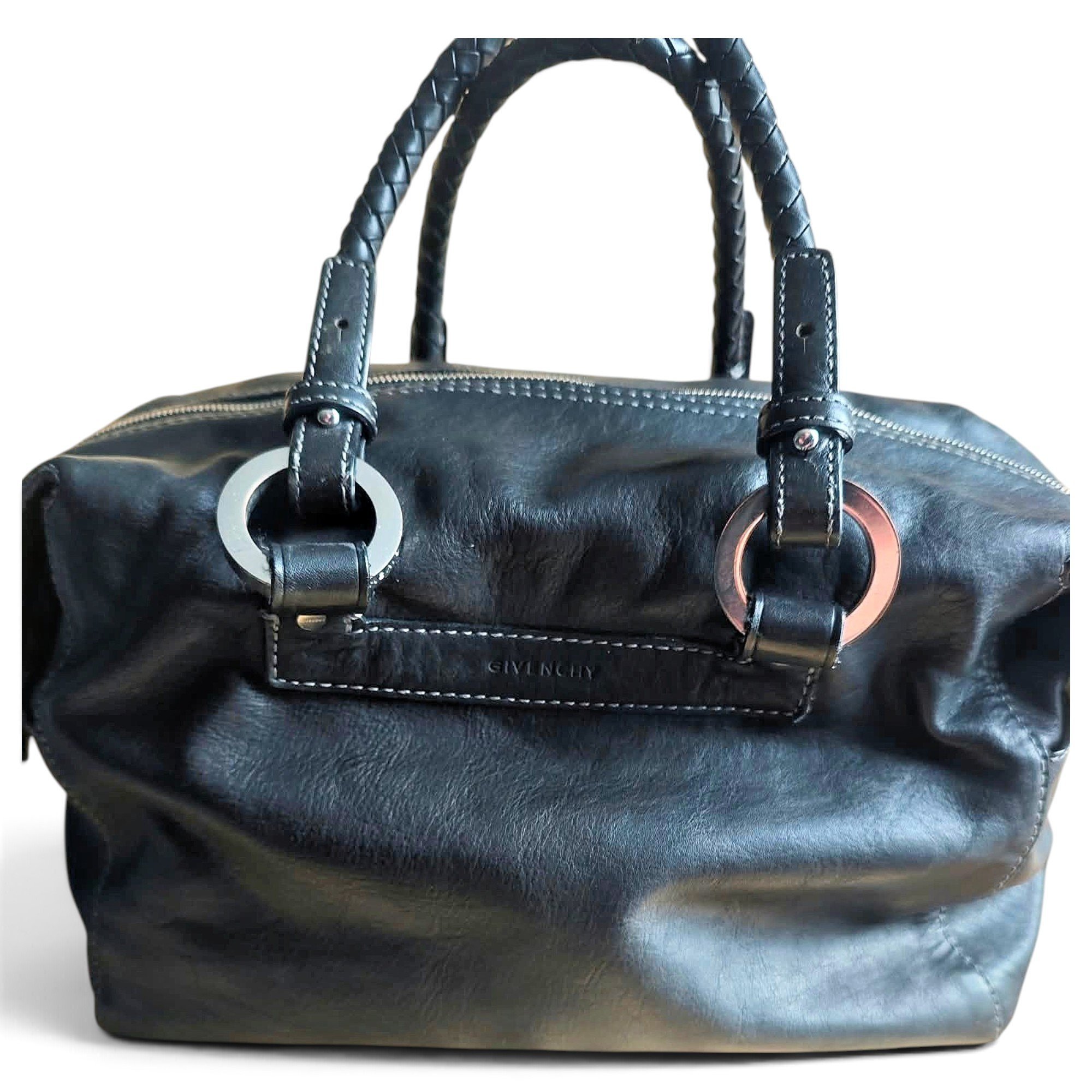 Leather handbag