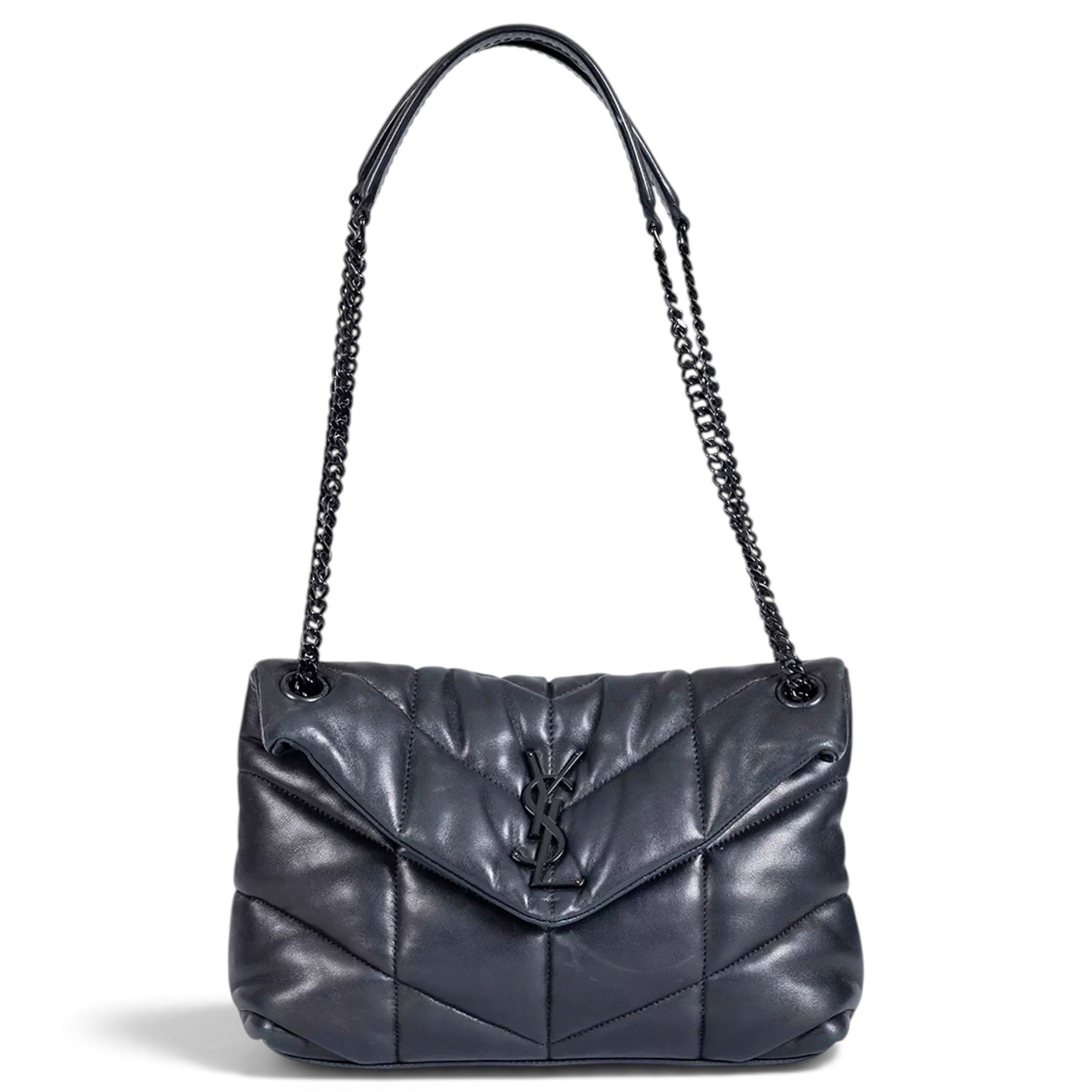 Loulou Puffer leather crossbody bag