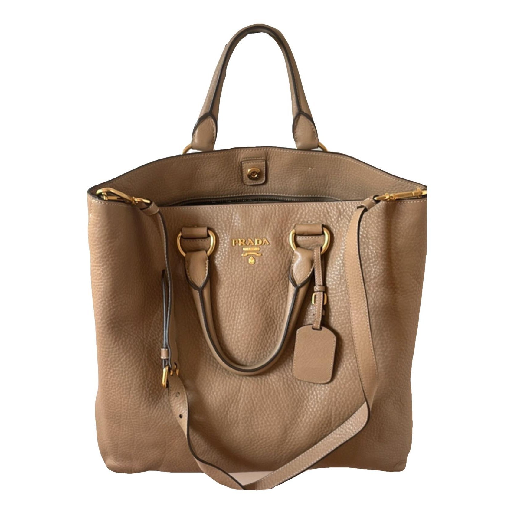Leather tote