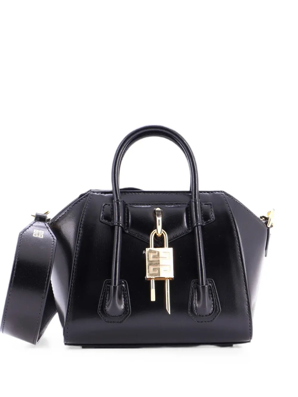 Antigona Lock Bag Leather Mini crossbody bag