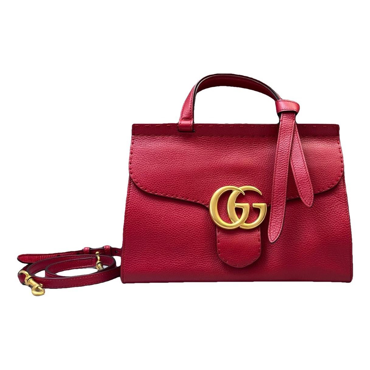 GG Marmont pony-style calfskin handbag