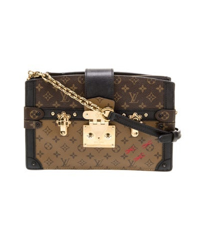 Louis Vuitton Vuitton Lv Monogram Trunk Clutch