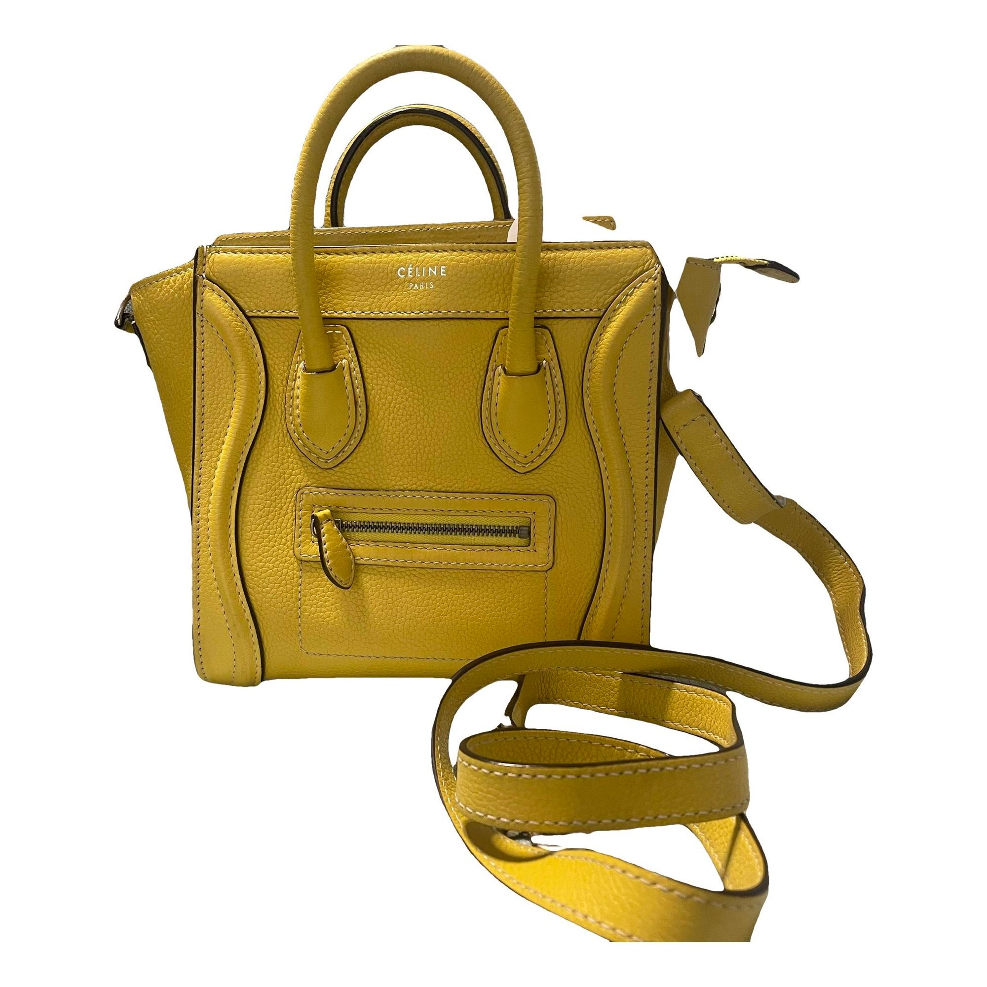 Nano Luggage leather handbag
