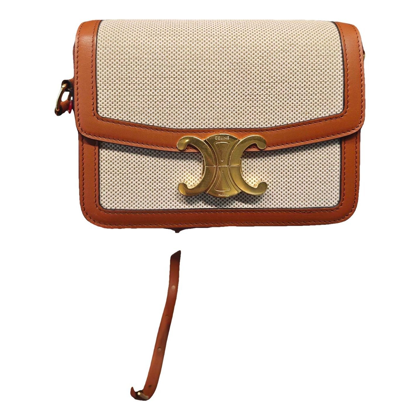 Triomphe leather handbag