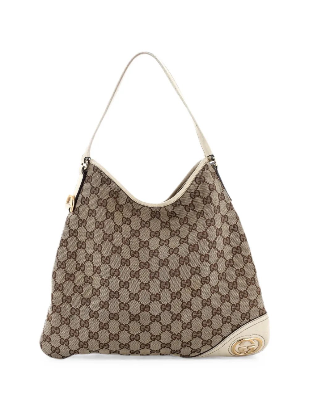 New Britt GG Canvas Medium hobo bag