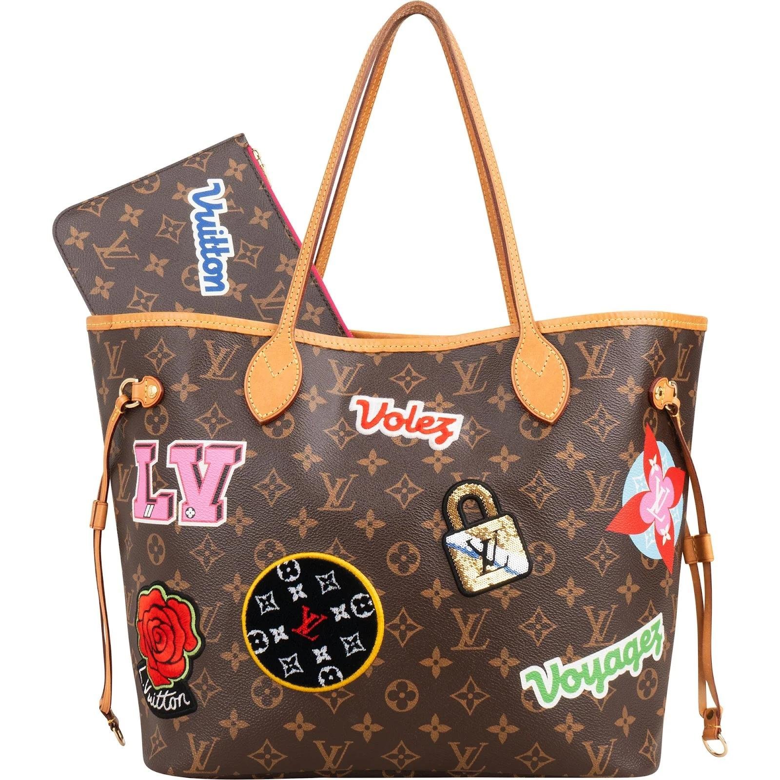 Neverfull leather handbag
