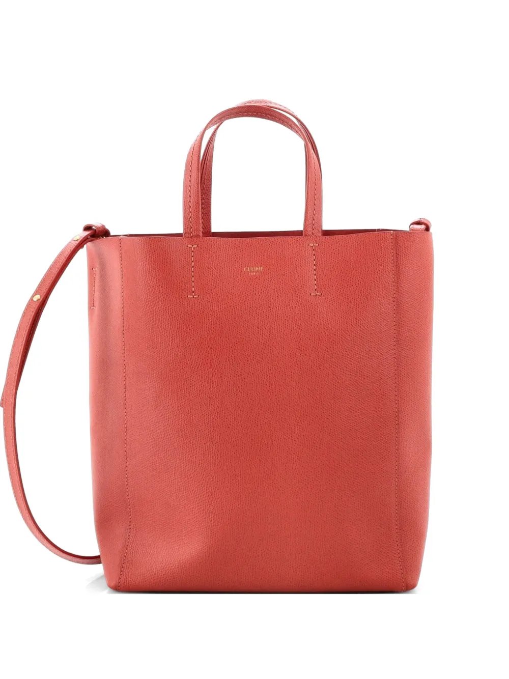 Vertical Cabas Grained Calfskin Small tote bag