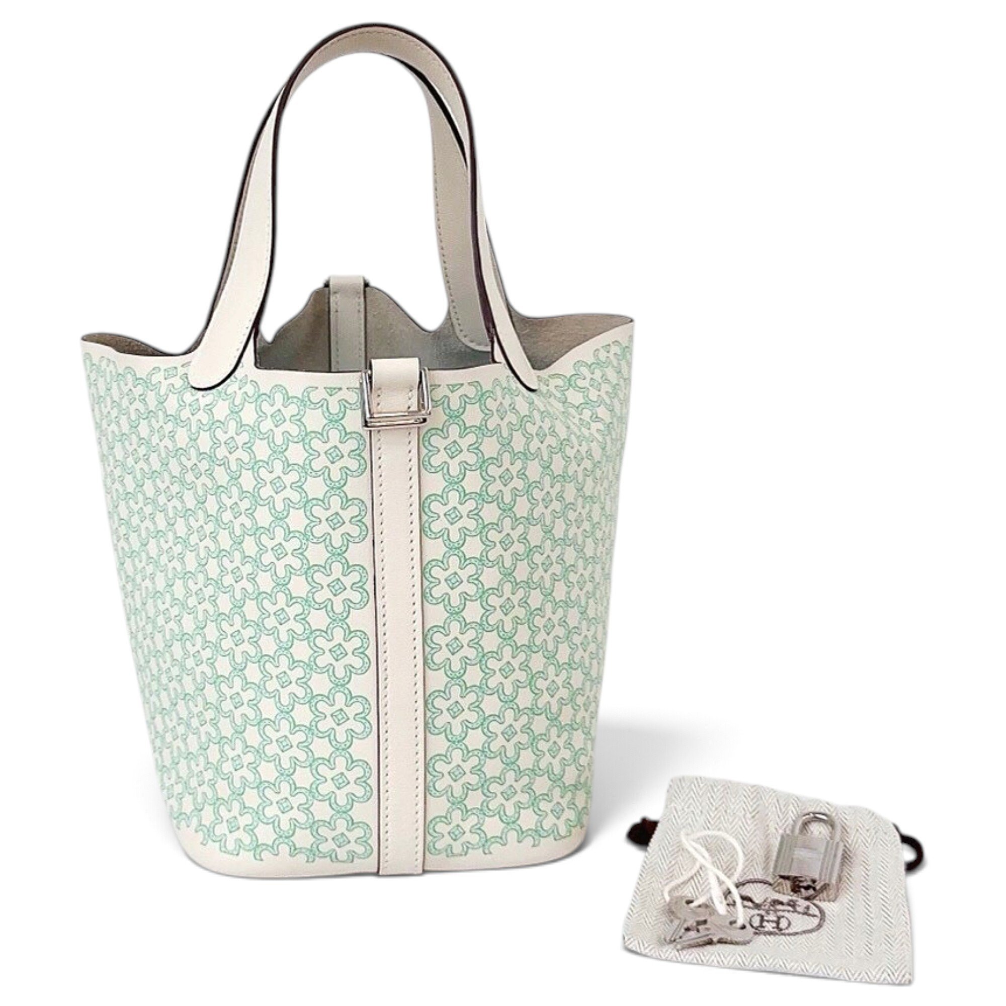 Picotin leather tote