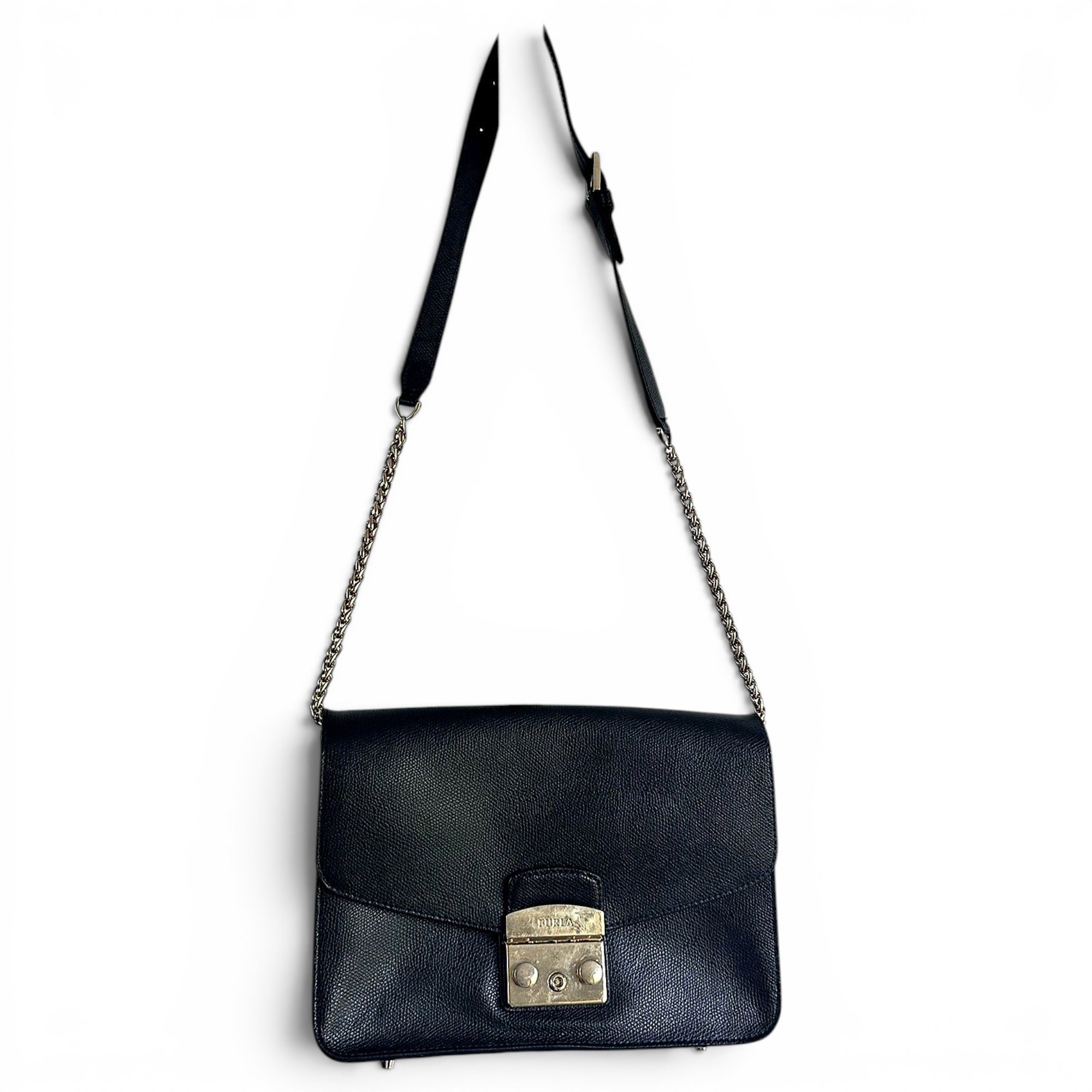 Metropolis leather crossbody bag