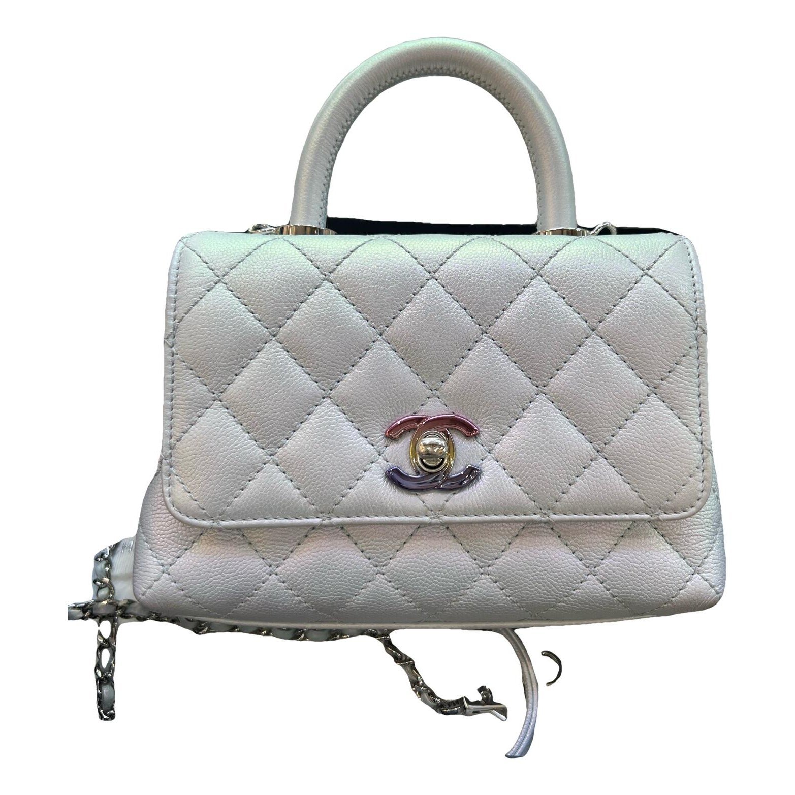 Coco Handle leather handbag