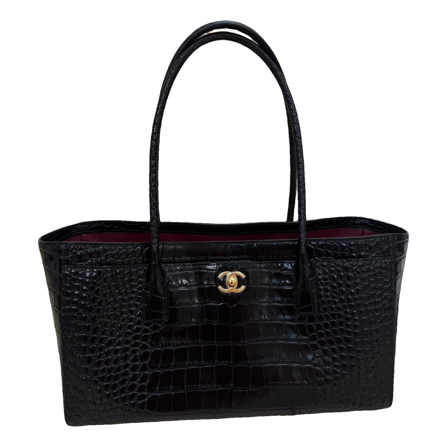 Leather tote