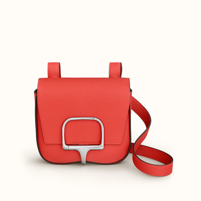 Rose Texas Hermès Della Cavalleria Mini Bag