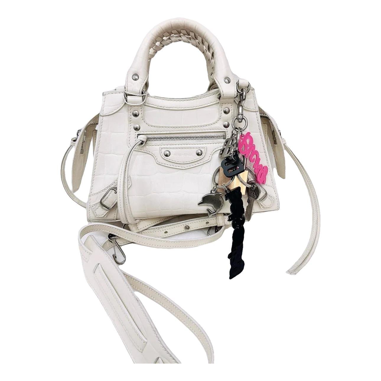 City leather mini bag