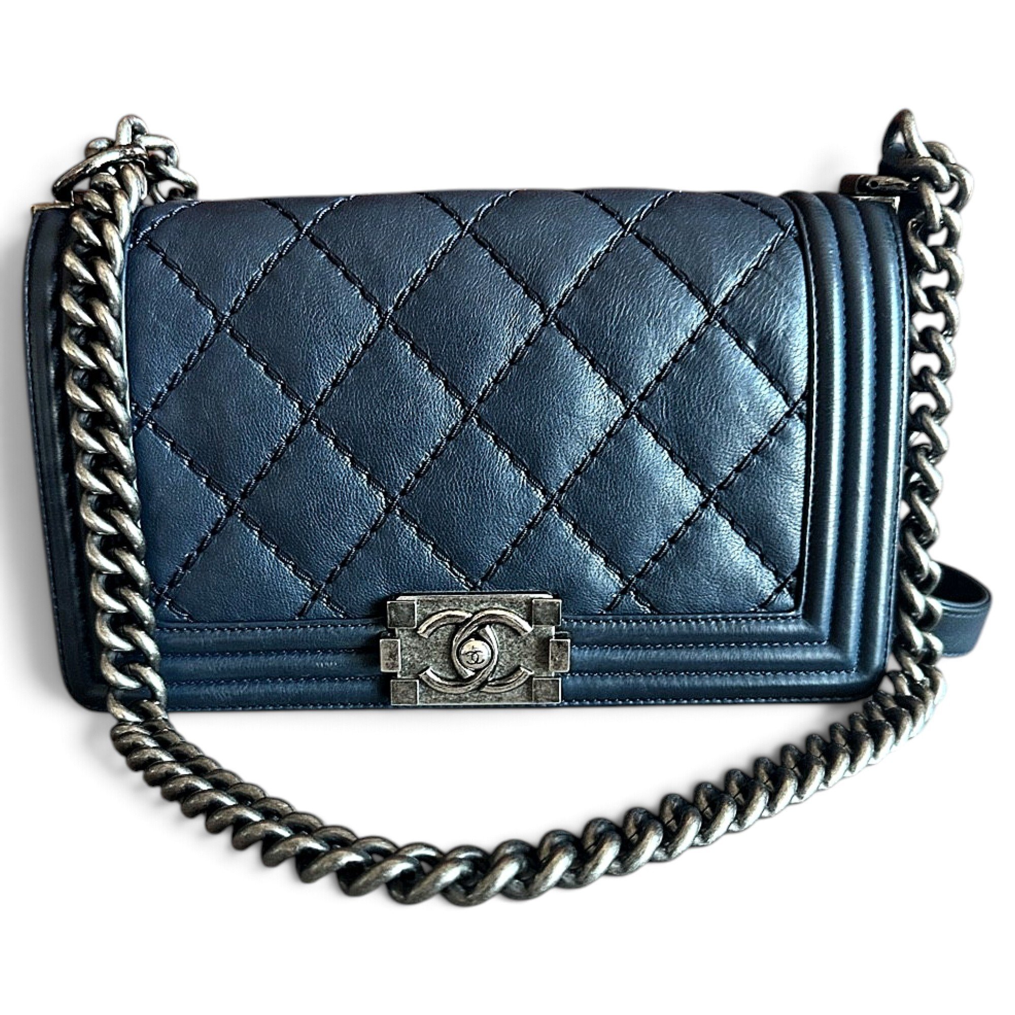 Boy leather handbag